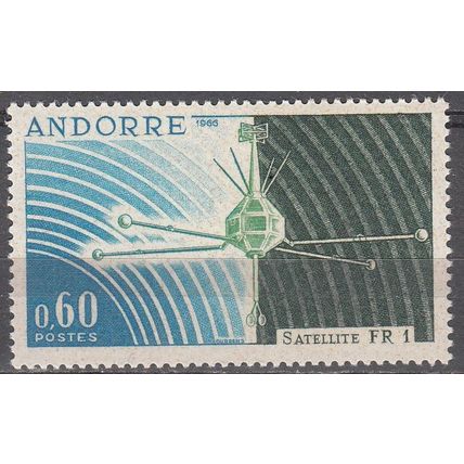 Andorre Français 1966 Michel 197 Neuf ** Cote (2008) 2.50 € Satellite FR1
