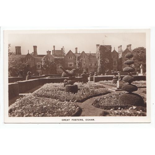 Great Fosters Stroude Road Egham Surrey Postcard GF96