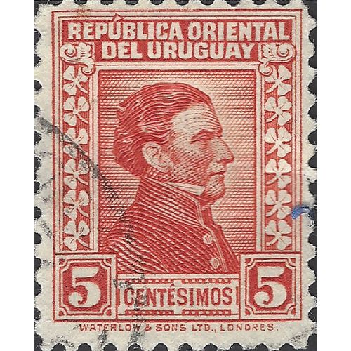 URUGUAY, General José Artigas, red 1928, 5c