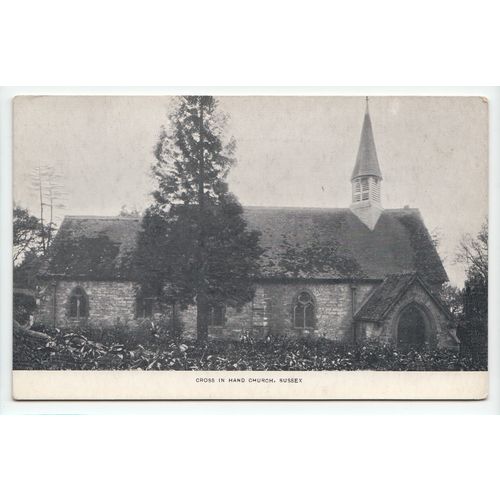 Cross in Hand Church Heathfield Postcard East Sussex A H Homewood