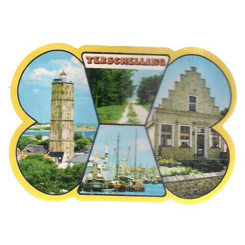 TERSCHELLING, HOLLAND, used vintage postcard 1978 postmark =