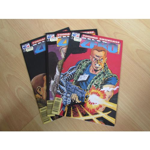 MINI-SERIES - 2000AD SHOWCASE BELOW ZERO THREE ISSUE SET (1992).