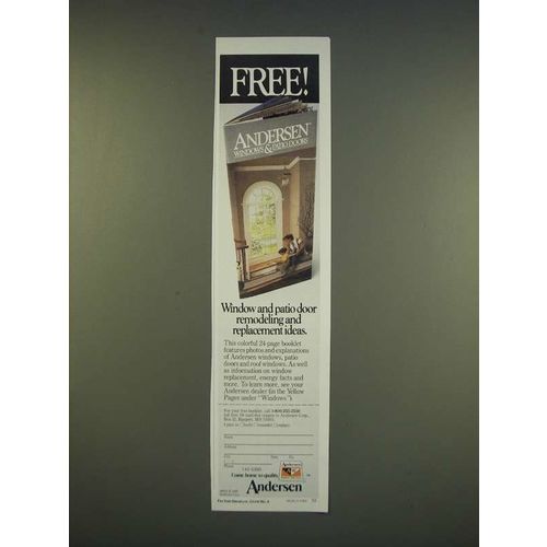 1990 Anderson Windows and Patio Doors Ad - Window and patio door remodeling
