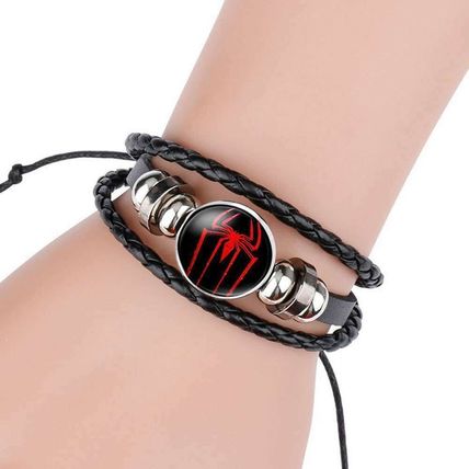 Cool Marvel Superhero Wristband Leather Wrist Bands Bracelet Strap UK Stock