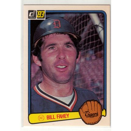 1983 Donruss baseball card 281 Bill Fahey