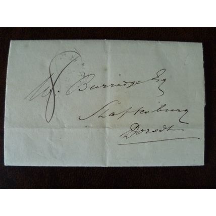 1833 GB Burridge Shaftesbury 8d mileage rate entire Dorchester cancel Thom Wills