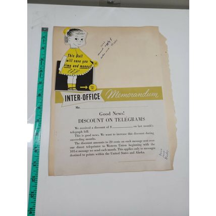 western union ads when will the telegram be delivered 2 sides (Book 1 #22)