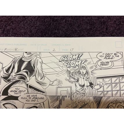 Psychoblast #2 p17 (1987) Robb Phipps /Al Vey First Comics Hot Pyrokinetic Woman