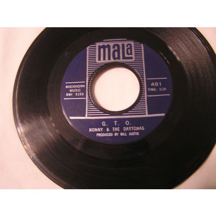 Ronny & The Daytonas 45-G.T.O./HOT ROD BABY