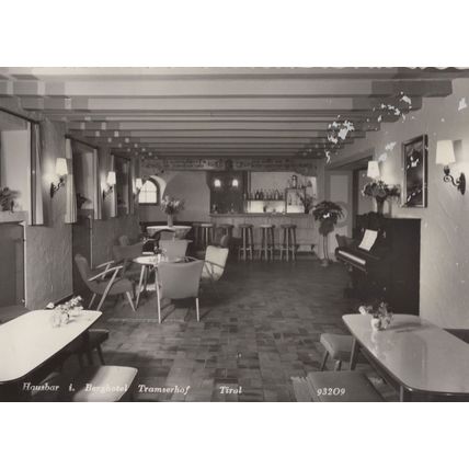 Berghotel Tramserhof Tirol Hotel Interior Austria Restaurant Postcard