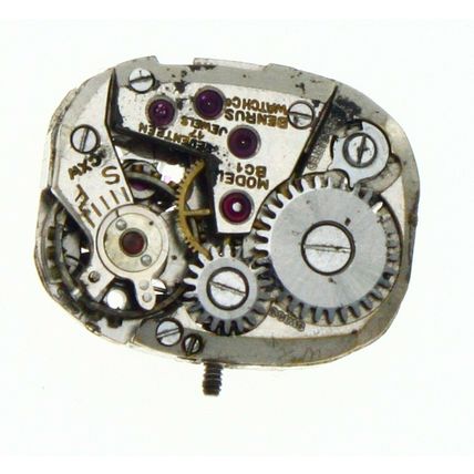 Benrus BC1 ETA 1045 Used Watch Movement 17 Jewels 5.75 x 7''' = 13 x 16 mm