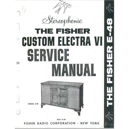 Fisher Custom Electra VI Service Manual PDF Copy 4G USB Stick