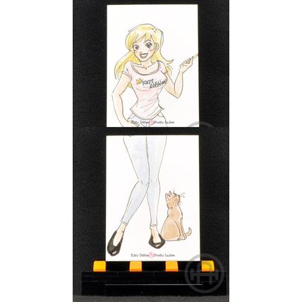 5FINITY Kitty Ditties & Pretty Ladies – Sketch – Amber Stone (2 cards)