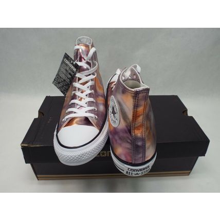 New Mens 13 Converse CTAS Hi Metallic Dusk Pink MSRP $65 157619F Womens 15