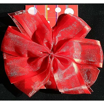 4 x Organza Ribbon Bows 145mm Wide