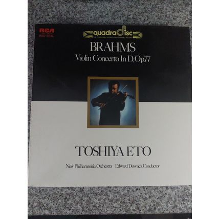 Toshiya Eto, New Philharmonia - Brahms Violin Concerto in D Op77 (R4C-2016) QUAD