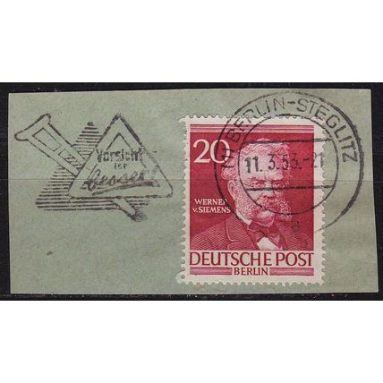 GERMANY BERLIN [1952] MiNr 0091 ex ( BStk ) [02]
