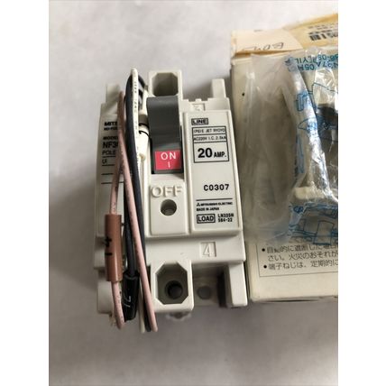 NEW OLD Mitsubishi NF30-FAU 2P 20A Circuit Breaker,FJ