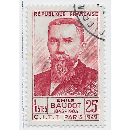 FRANCE 1949 USED CITT INTERNATIONAL CONFERENCE TELEPHONE EMILE BAUDOT
