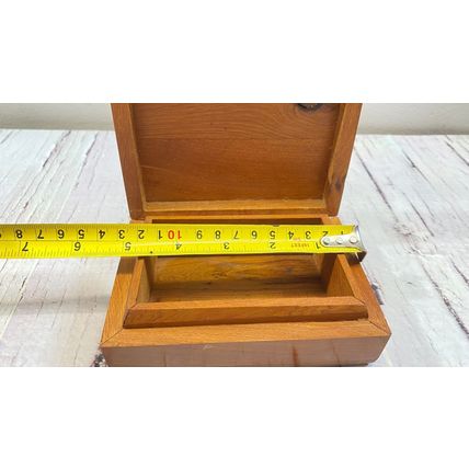 Vintage Exquisite Thuya Burl Wooden Jewelry Box, Timeless Keepsake Chest from th