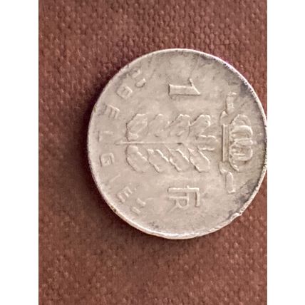 Umlaufmünze Belgien 1 Franc 1975 Belgie