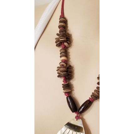 Mother Of Pearl Shell Coconut Necklace