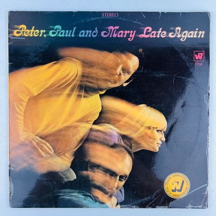 Peter, Paul & Mary – Late Again Vinyl LP Record Album IMPORT WS-1751