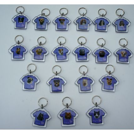 DOG and CAT BREED KEY RINGS