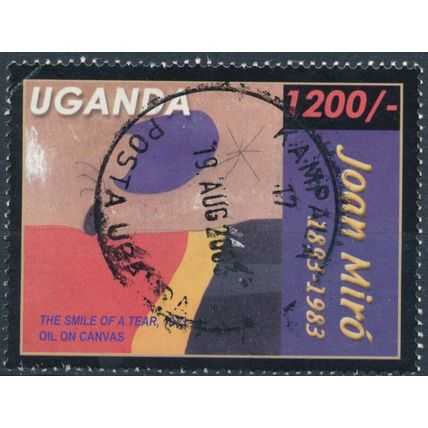 20th Death Anniv of Joan Miro: 1200s - Uganda 2003 - F H - SG 2449