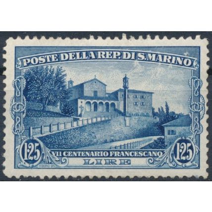 700th Death Anniv Francis of Assisi: $1.25 - San Marino 1928 - NM H - MiNr 142