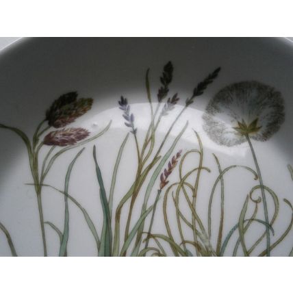 Vintage French Pillivuyt Baking Dish. Wild Flower Design