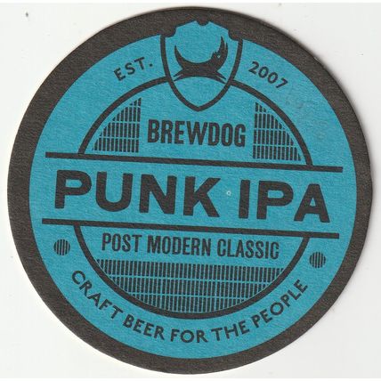 BEER MAT - BREWDOG - PUNK IPA - (Cat 064) - (2018)