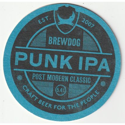 BEER MAT - BREWDOG - PUNK IPA - (Cat 044) - (2016)