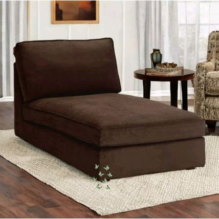 Ikea Kivik Chaise Longue Cover, Tullinge Dark Brown 402.002.95