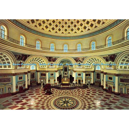 D023191 Malta. Mosta. Interior of Dome. Kruger