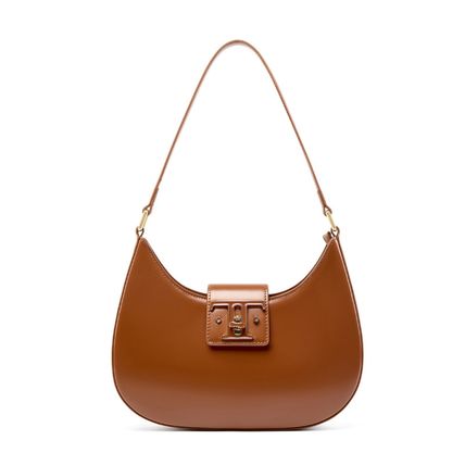 Genuine Leather Women Handbags College Crossbody Messenger Bag Brown