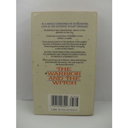 The Warrior and the Witch, by Carl Miller US PB | Ace 1990 | Good
