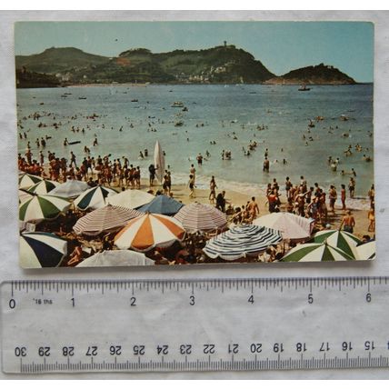old postcard San Sebastion