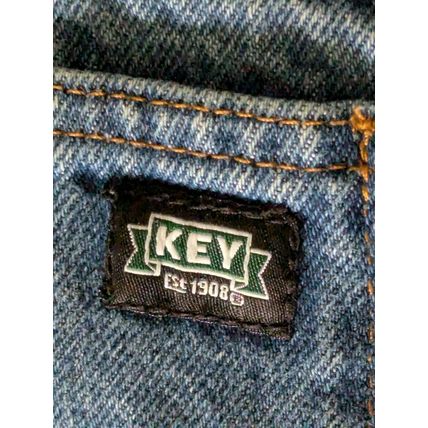Key Mens Blue Denim Carpenter Jeans 100% Cotton Size 48/32 Workwear Combine SHP