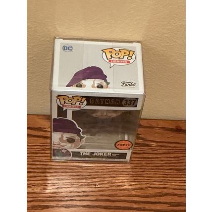 Funko Pop! Heroes: Batman 1989 - The Joker #337 Chase Figure (Box & Protector)