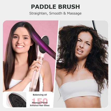 5 in 1 High-Speed Hot Air Styler - Professional Frizz-Free Hair Dryer Brush, Fas