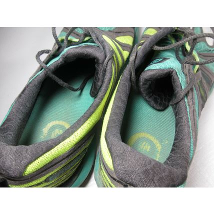 BROOKS Pure Grit 2 P2 Running Athletic Shoes Green Yellow Size 10 US Women's