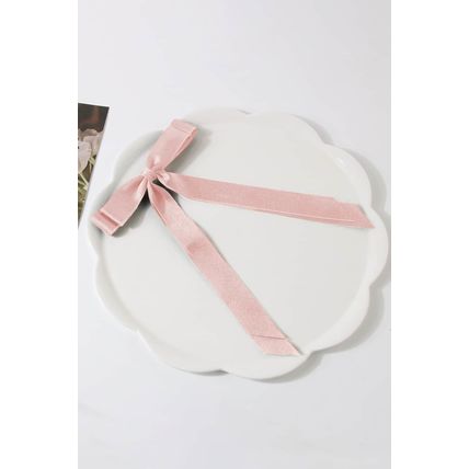 Apricot Pink Double Bow Knot Alligator Hair Clip
