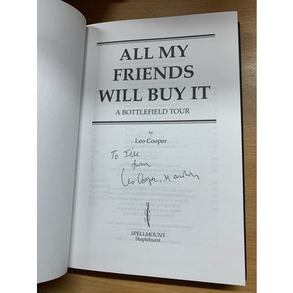 SIGNED COPY* 2005 LEO COOPER 1ST ED "ALL MY FRIENDS WILL BUY IT" HB BOOK (P4)