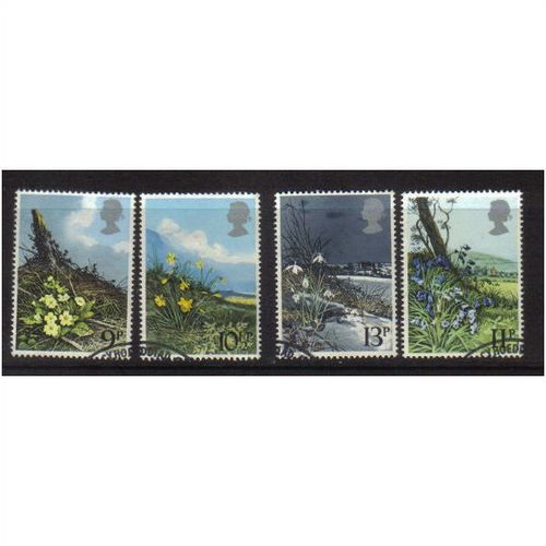 GB 1979 FLOWERS SET F/U SG1079-1082