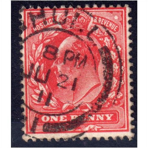 sg272 1d rose-red (Harrisons Perf 14) CDS fine used