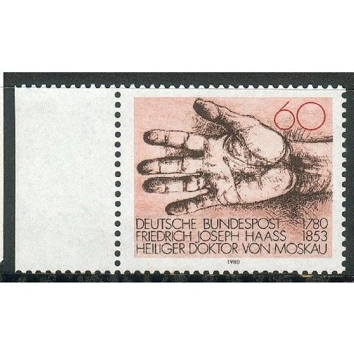 Germany 1980 - SG1934 - Birth Bicentenary of Friedrich Joseph Haass (unused)