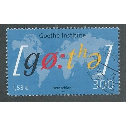 GER 2001 300pf 'GOETHE INSTITUTE' FINE USED (EBID43-237)