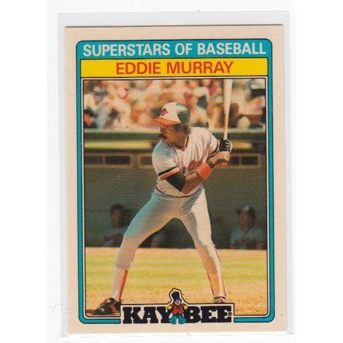 1987 Kay Bee Eddie Murray baseball card #22 -Orioles- Oddball