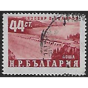 Mi 816: 44 st. claret Definitive Stamp: Vasil Kolarov Dam